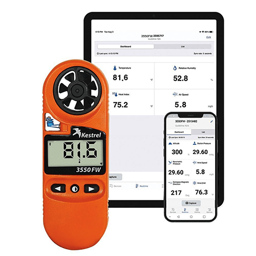 Kestrel 3550FW Fire Weather Meter with LiNK