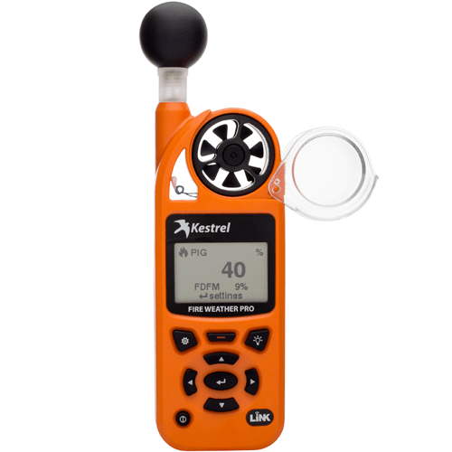 Kestrel 5400FW Fire Weather Meter Pro WBGT, LiNK, Compass, Vane & Mount