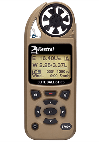 Kestrel 5700X Elite Weather Meter with Applied Ballistics